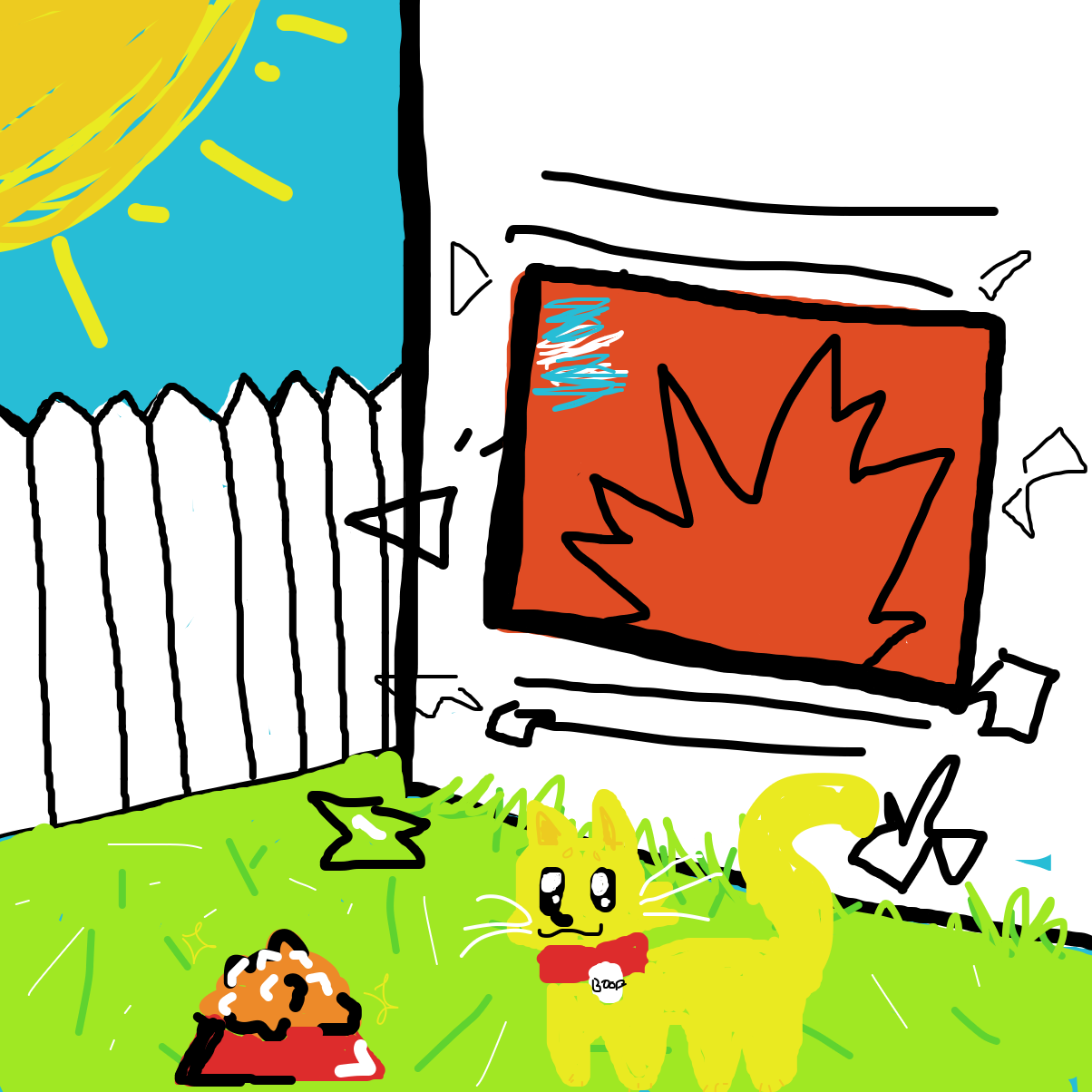 Book WANTS FOOD - Online Drawing Game Comic Strip Panel by YanaTheDankest