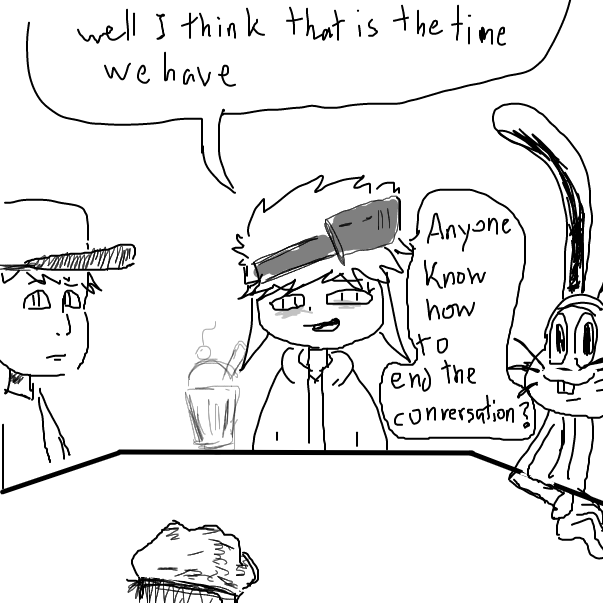 well thank you all for participated but i thinkk ourpanel were cut short (for now) so....... how do we end this conversation here? - Online Drawing Game Comic Strip Panel by FifaSam