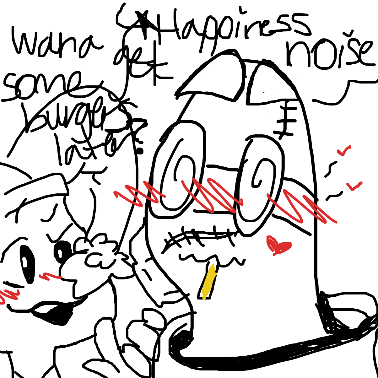 🥺😤❤️
Wanna get some borgars later?❤️
Happiness noise* - Online Drawing Game Comic Strip Panel by YanaTheDankest