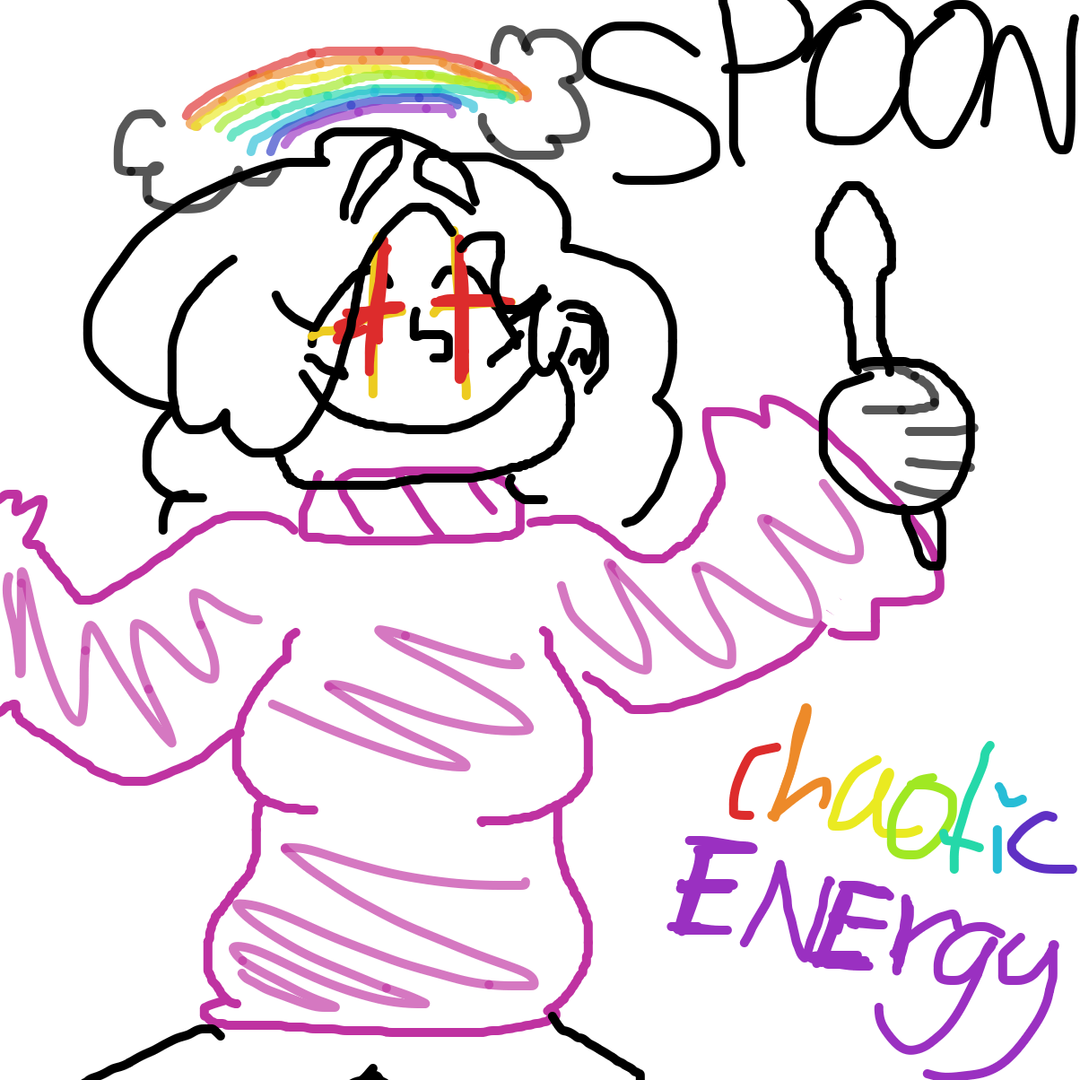 SPOON  - Online Drawing Game Comic Strip Panel by YanaTheDankest