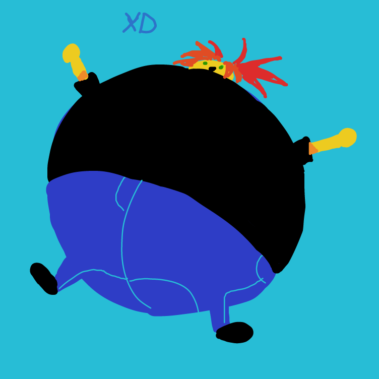 Drawing in Draw your person but ThiCC by ThaSilentArtist