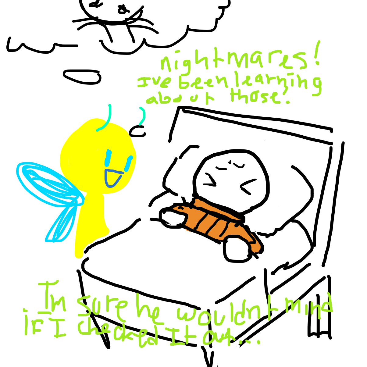 Drawing in patiently waiting  by Razputin