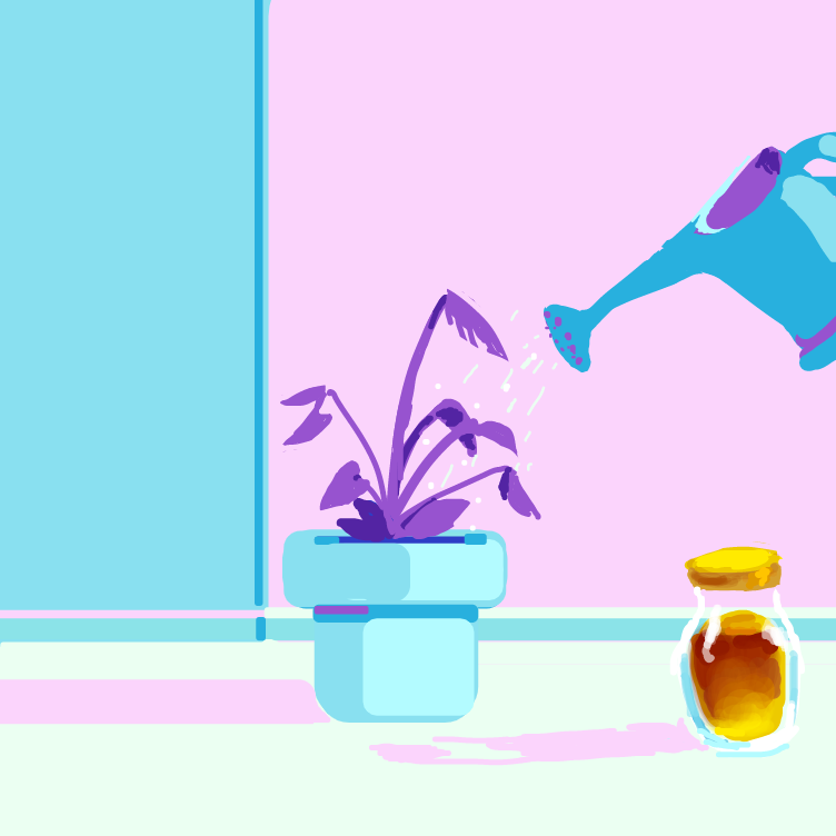 Drawing in ⠀ by ThaSilentArtist