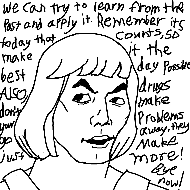 “It’s Easy To Say I Can’t Change, But The Truth Is You Can Change Almost Any Behavior If You Really Want To”

 - Online Drawing Game Comic Strip Panel by Timebreak