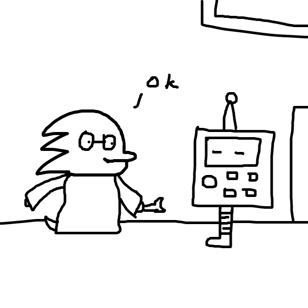 Drawing in undertale by SuperIced3