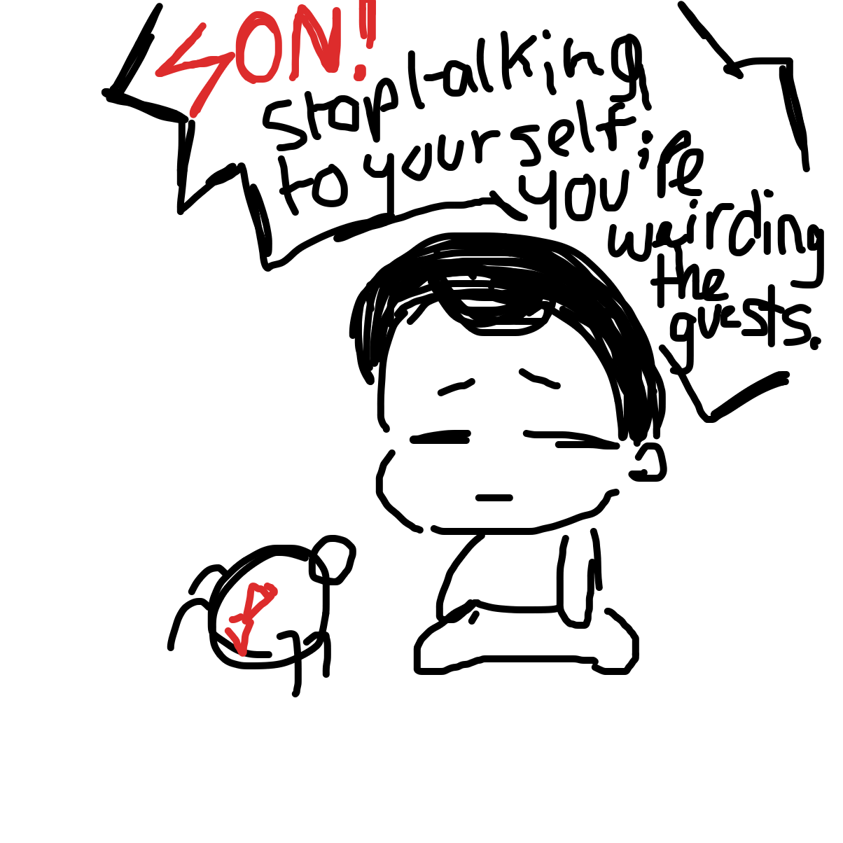  - Online Drawing Game Comic Strip Panel by Razputin