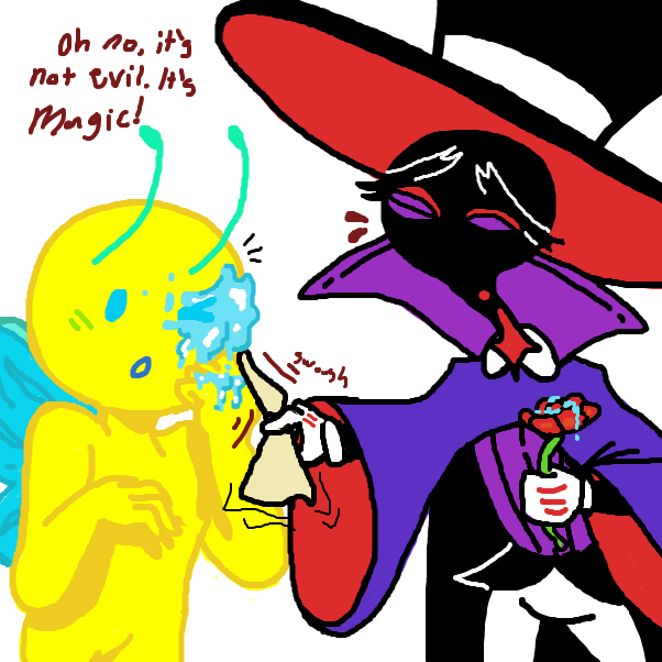 Drawing in Magic Trick by SirensPort