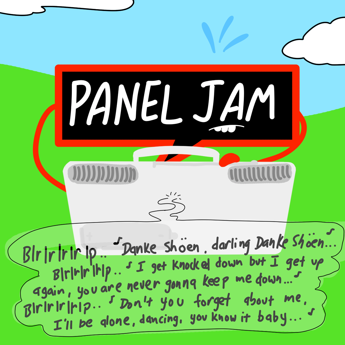  - Online Drawing Game Comic Strip Panel by Wizard Croissant