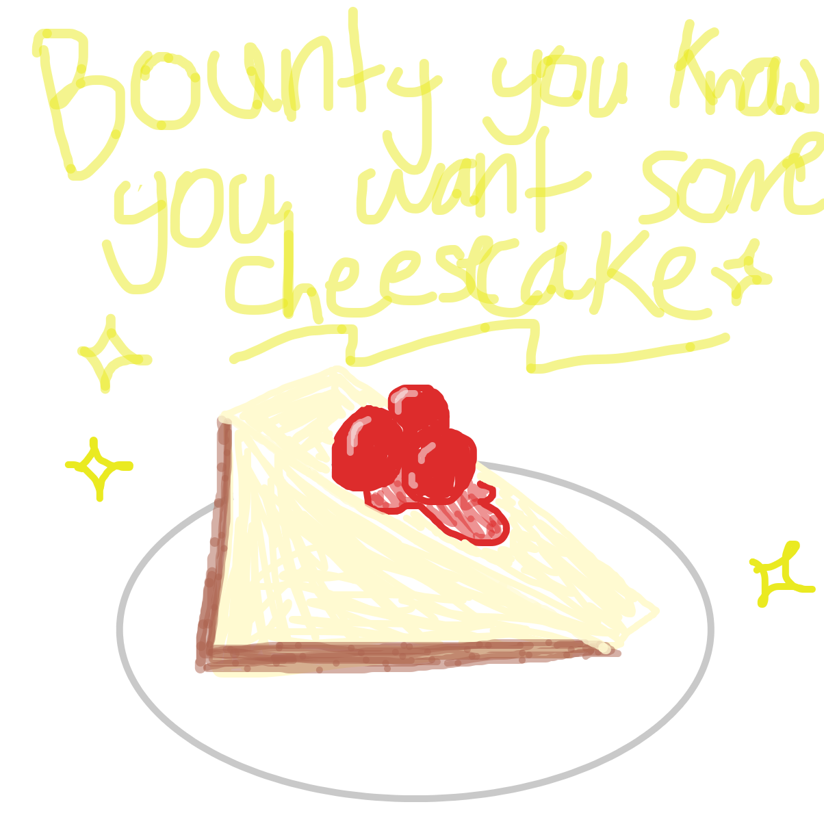 ✨You know you want some cheesecake✨ - Online Drawing Game Comic Strip Panel by YanaTheDankest