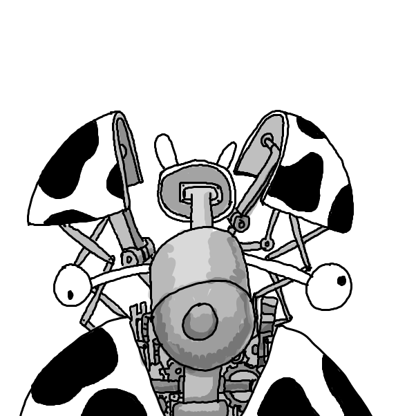 Drawing in cow by Sabandija