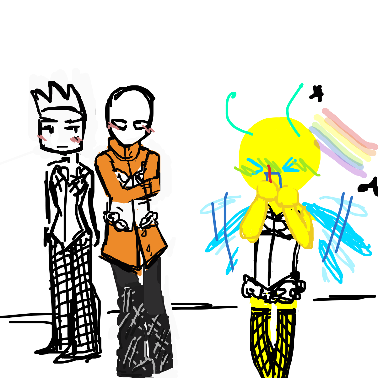  - Online Drawing Game Comic Strip Panel by Razputin