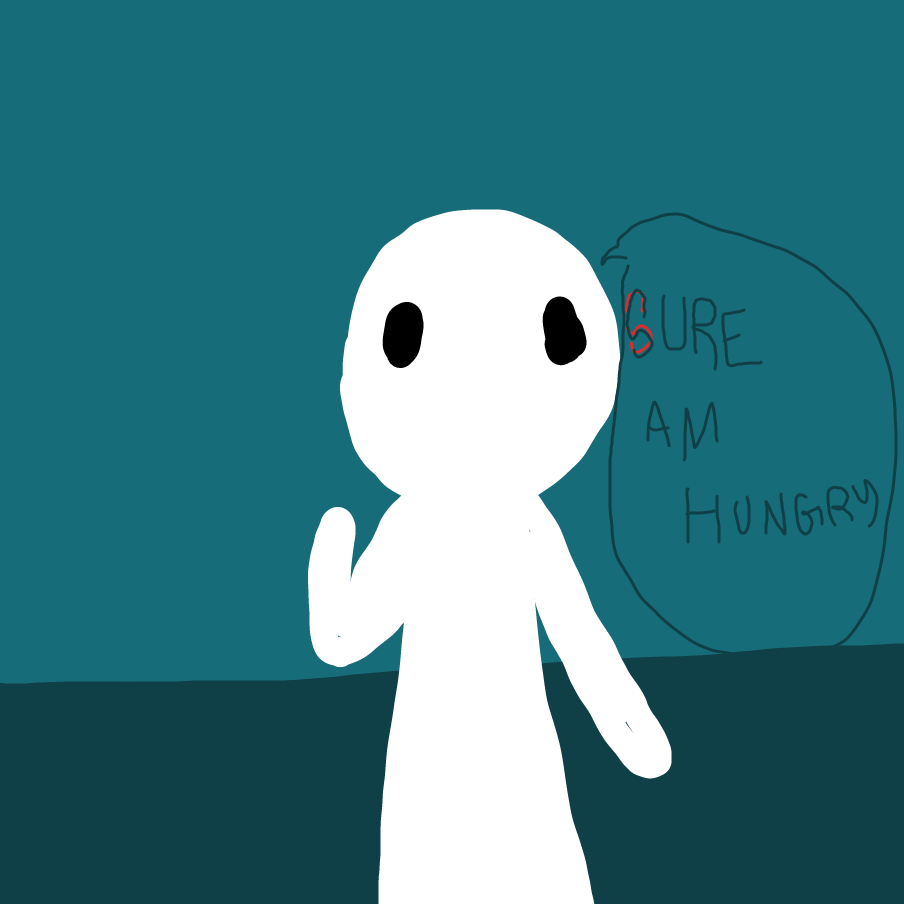 Drawing in Hungry by JamBeat