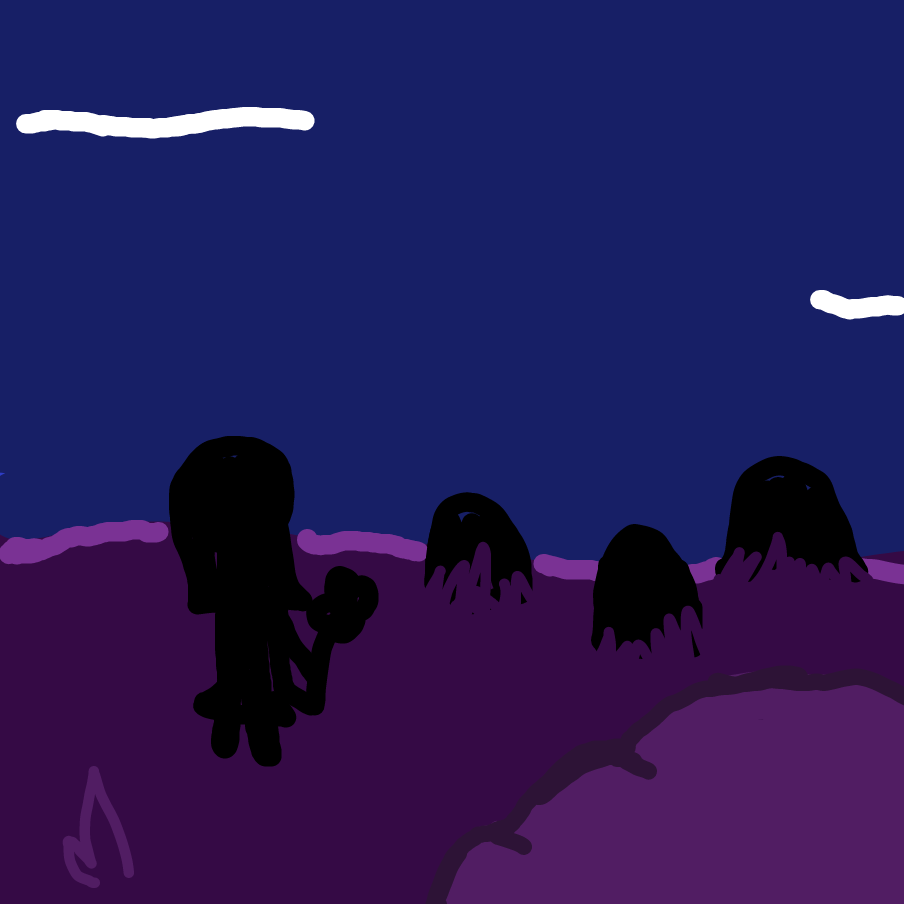 EMMA IS VISITING HER PET GRAVEYARD
- HER FAVOURITE PET IS GOING TO COME BACK TO LIFE AS A SKELETON, WILL SHE ACCEPT HIM? - Online Drawing Game Comic Strip Panel by JamBeat