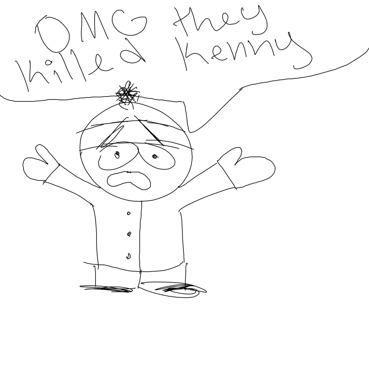 Drawing in Why is Kyle the best character? by Daner