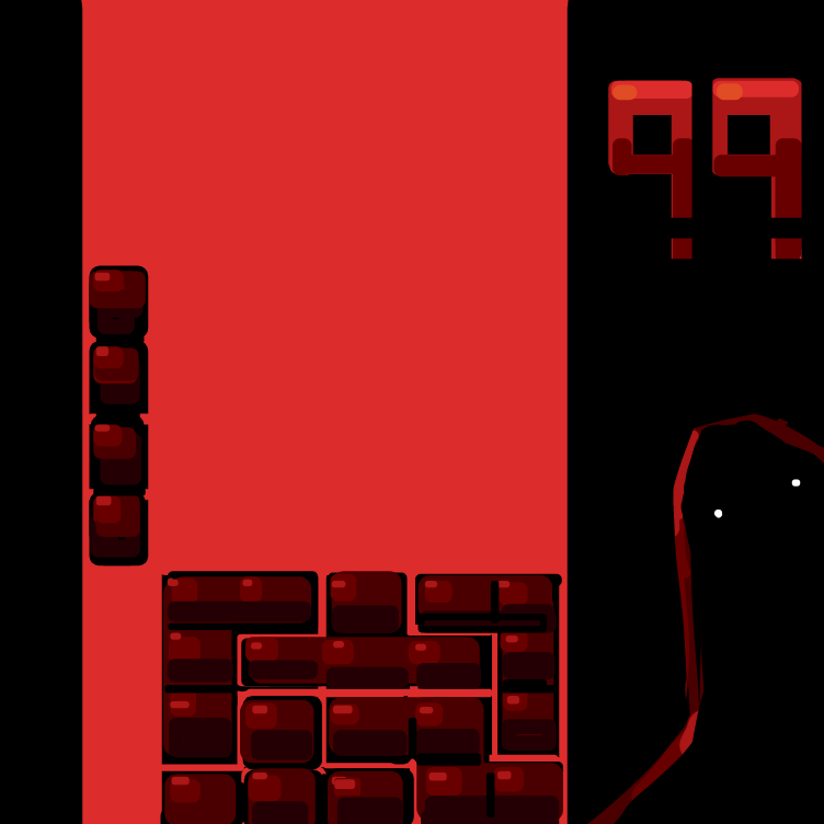 Drawing in Tetris 99 be like by ThaSilentArtist