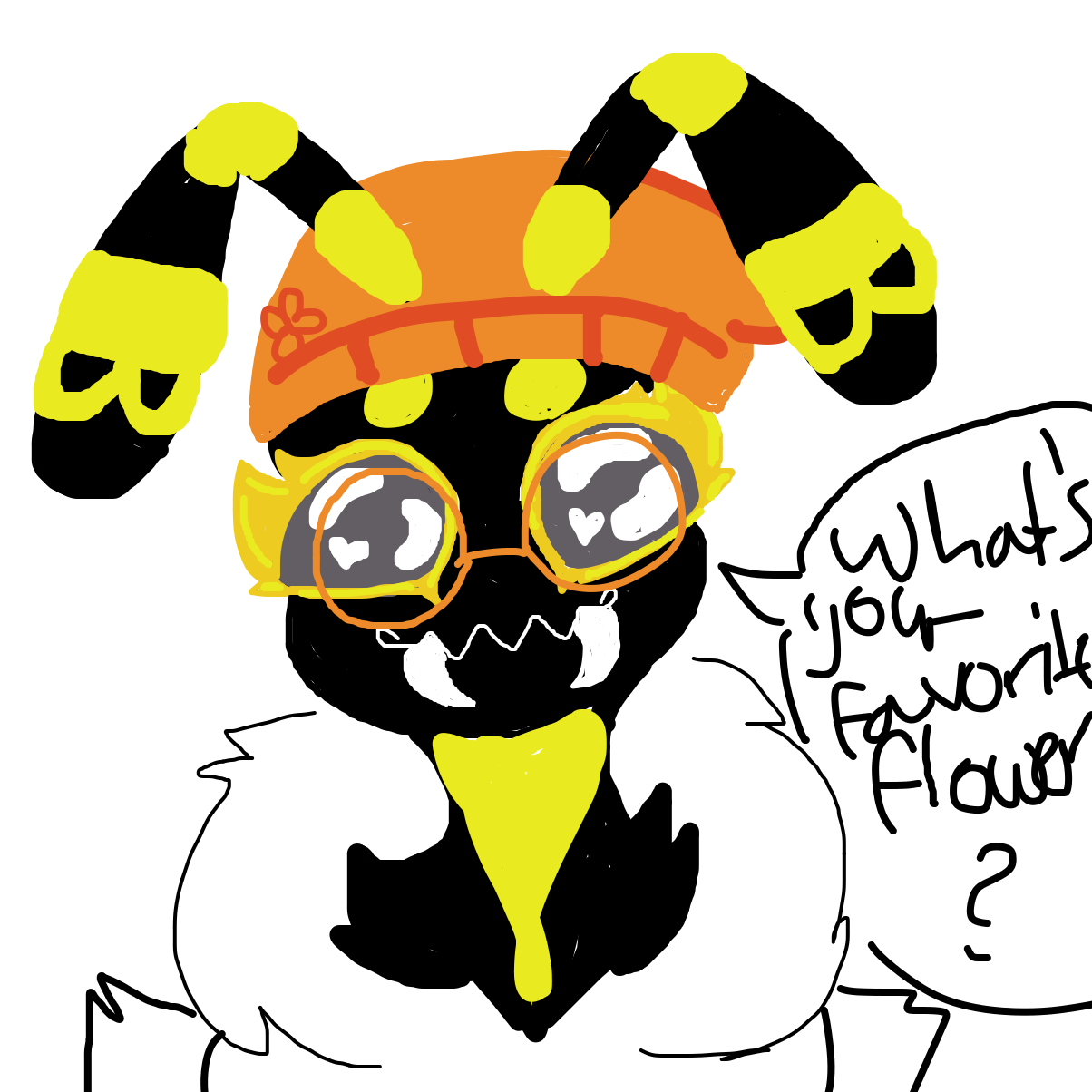 What’s your favorite flower?  - Online Drawing Game Comic Strip Panel by YanaTheDankest