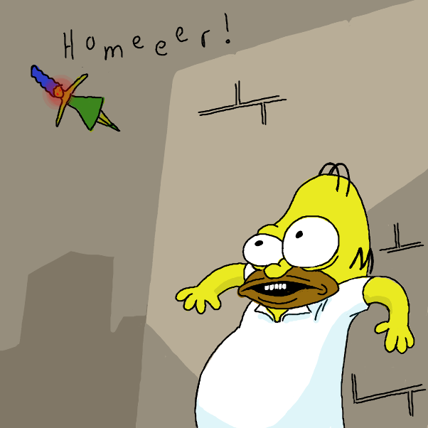 Drawing in my eyes then his ears by EggLeon