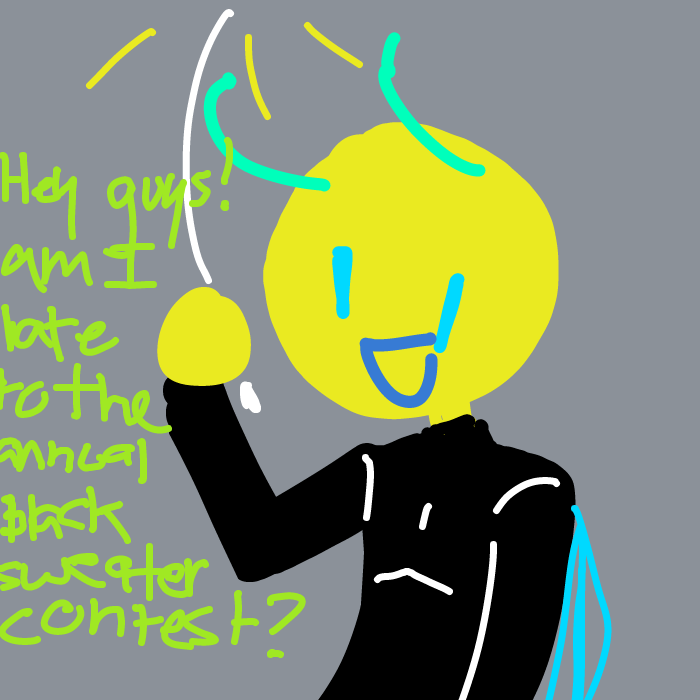 why were you guys hiding in the dark!!?  - Online Drawing Game Comic Strip Panel by Razputin