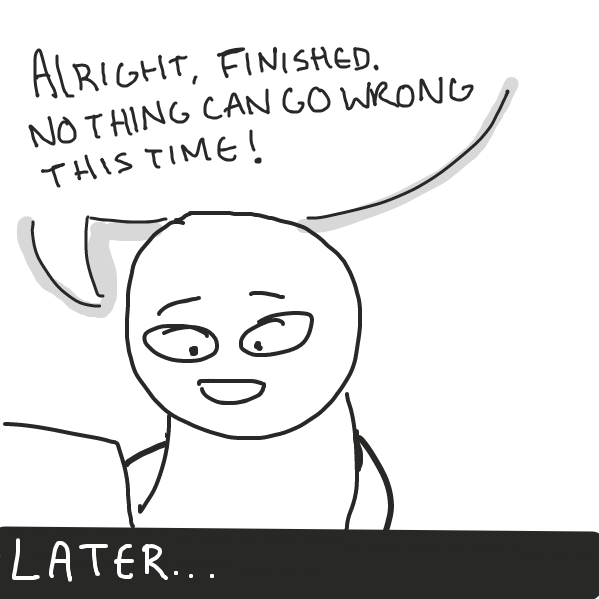 Drawing in White Screen of Death . . .  by Mojomos