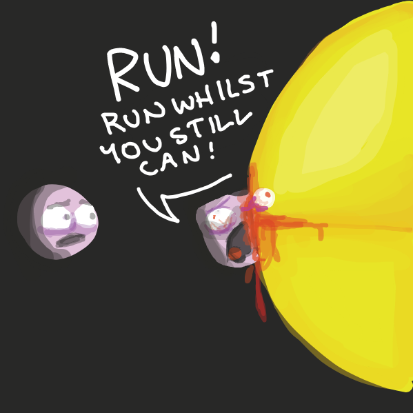 I GOT PACMAN FEVER  - Online Drawing Game Comic Strip Panel by Mojomos