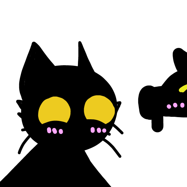 Drawing in shadow cat by MovedAccounts