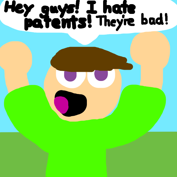 Drawing in I Hate Patents! by Symmetricalist