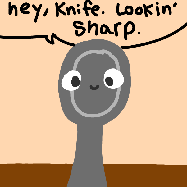 Drawing in Knife by MovedAccounts