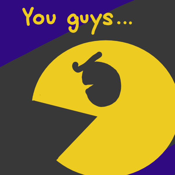 Drawing in Blinky and Pinky go the store by MovedAccounts