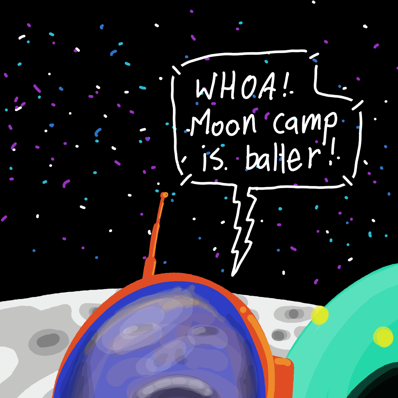  - Online Drawing Game Comic Strip Panel by Wizard Croissant