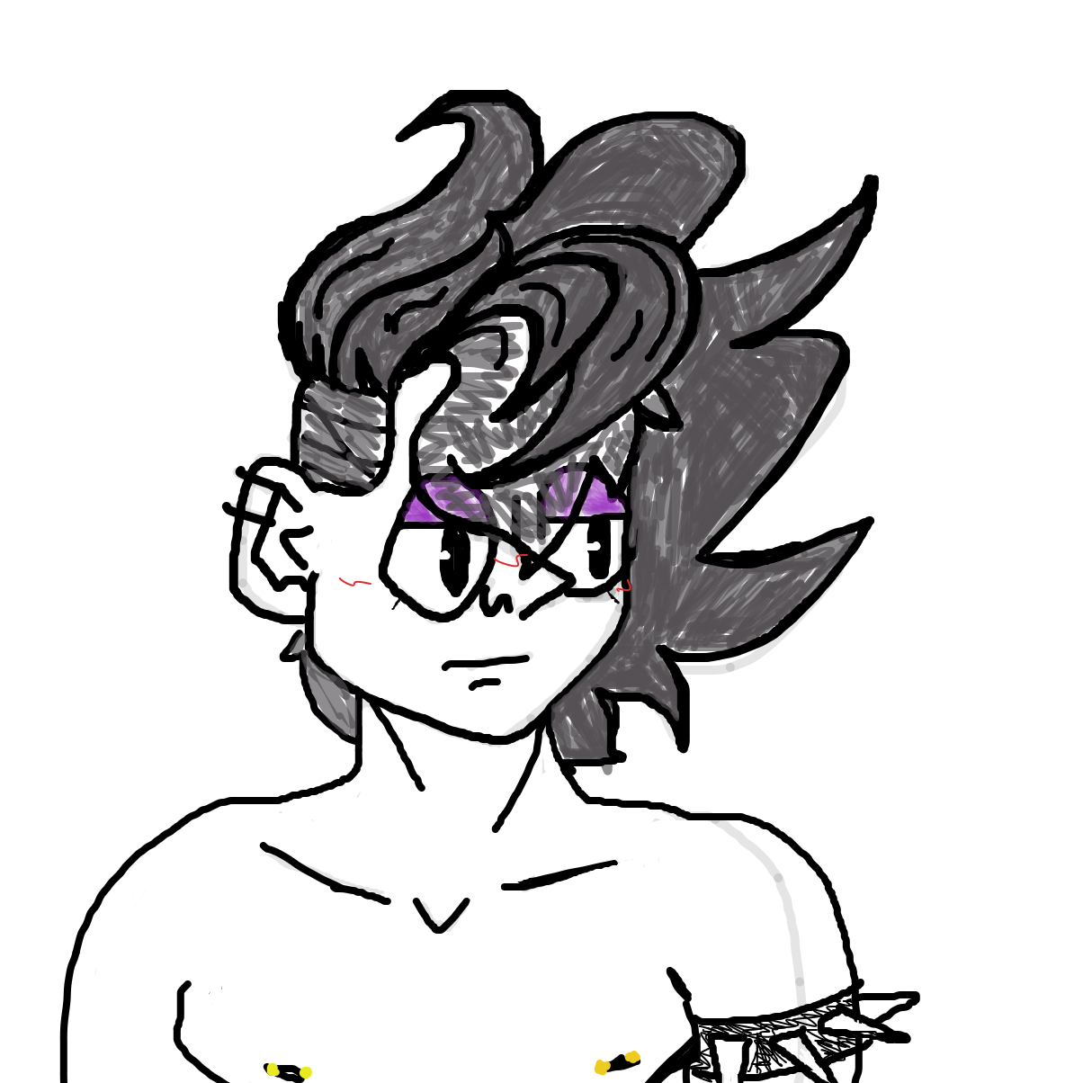 Yay random emo dude🙃👏 - Online Drawing Game Comic Strip Panel by YanaTheDankest