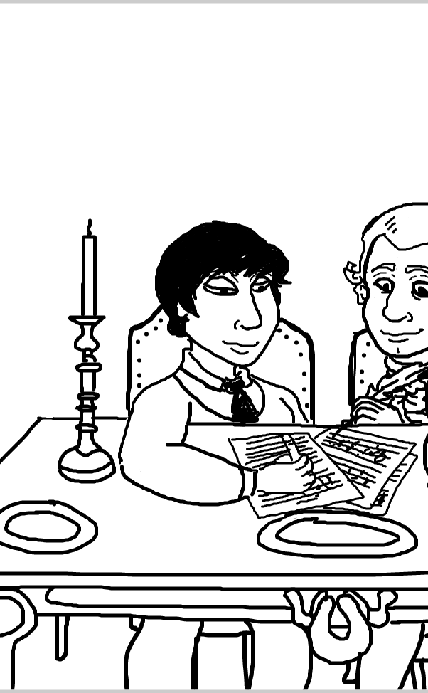 Drawing in Paul Mccartney x Mozart by SirensPort