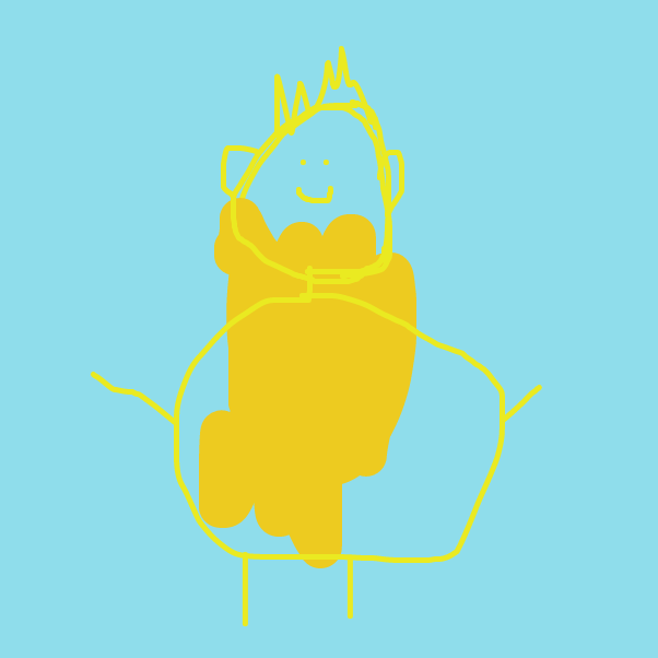 Drawing in god by bubber