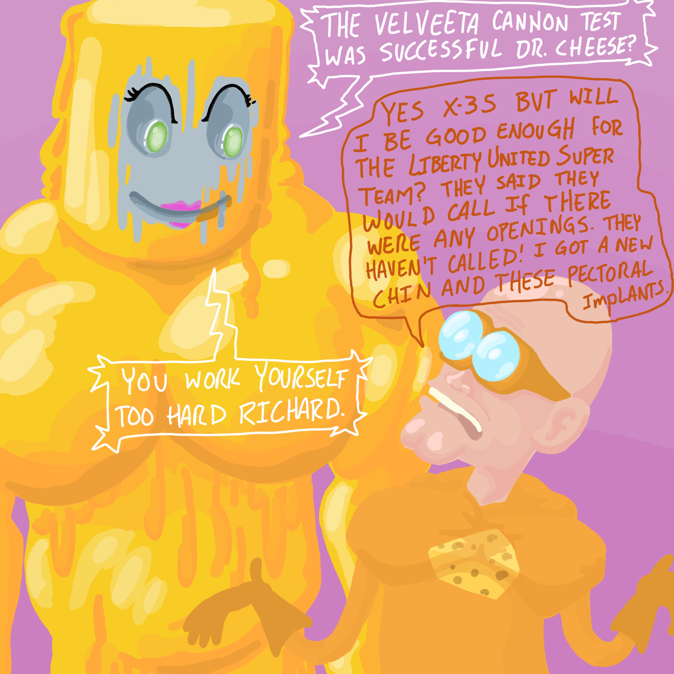  - Online Drawing Game Comic Strip Panel by Wizard Croissant