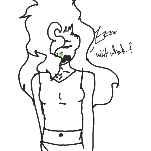 Drawing in AWAKEN MY STRIPPERS  by Sirius Solemn