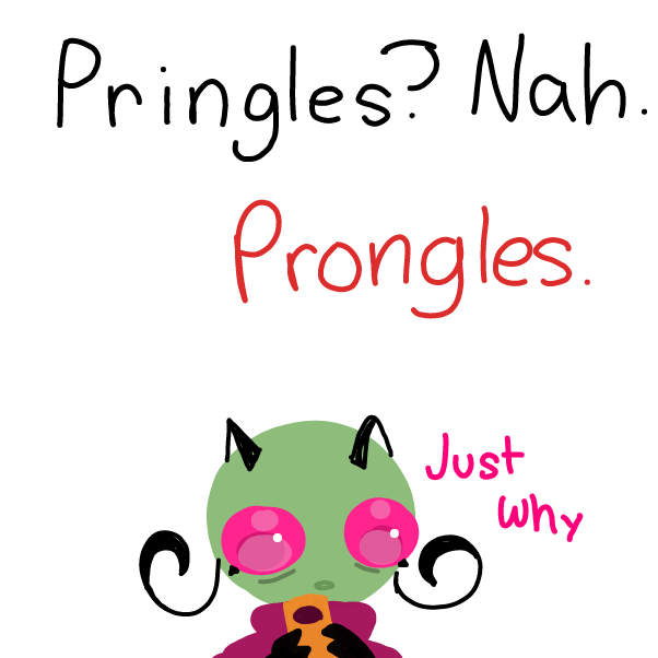 can i please have some prongles? - Online Drawing Game Comic Strip Panel by MovedAccounts