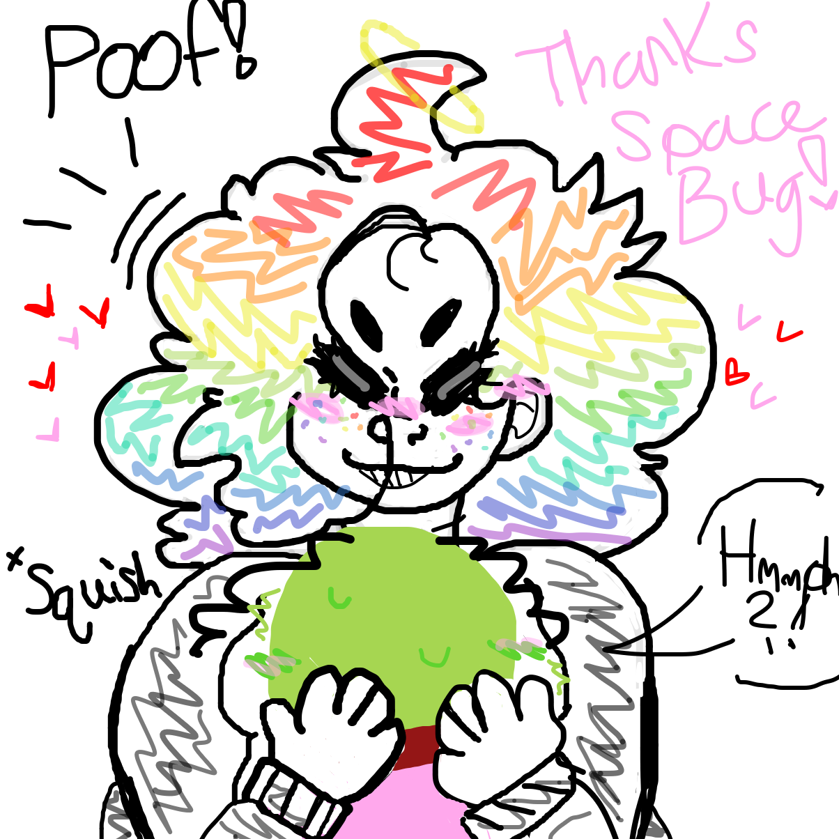 Thanks Sapce bug!☺️❤️ - Online Drawing Game Comic Strip Panel by YanaTheDankest