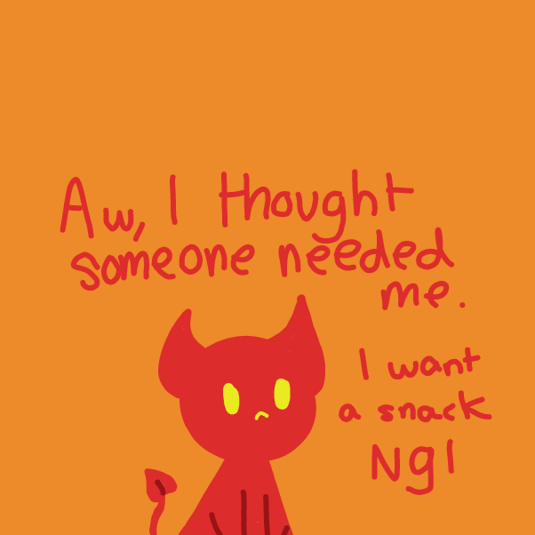 Drawing in demon demon by MovedAccounts