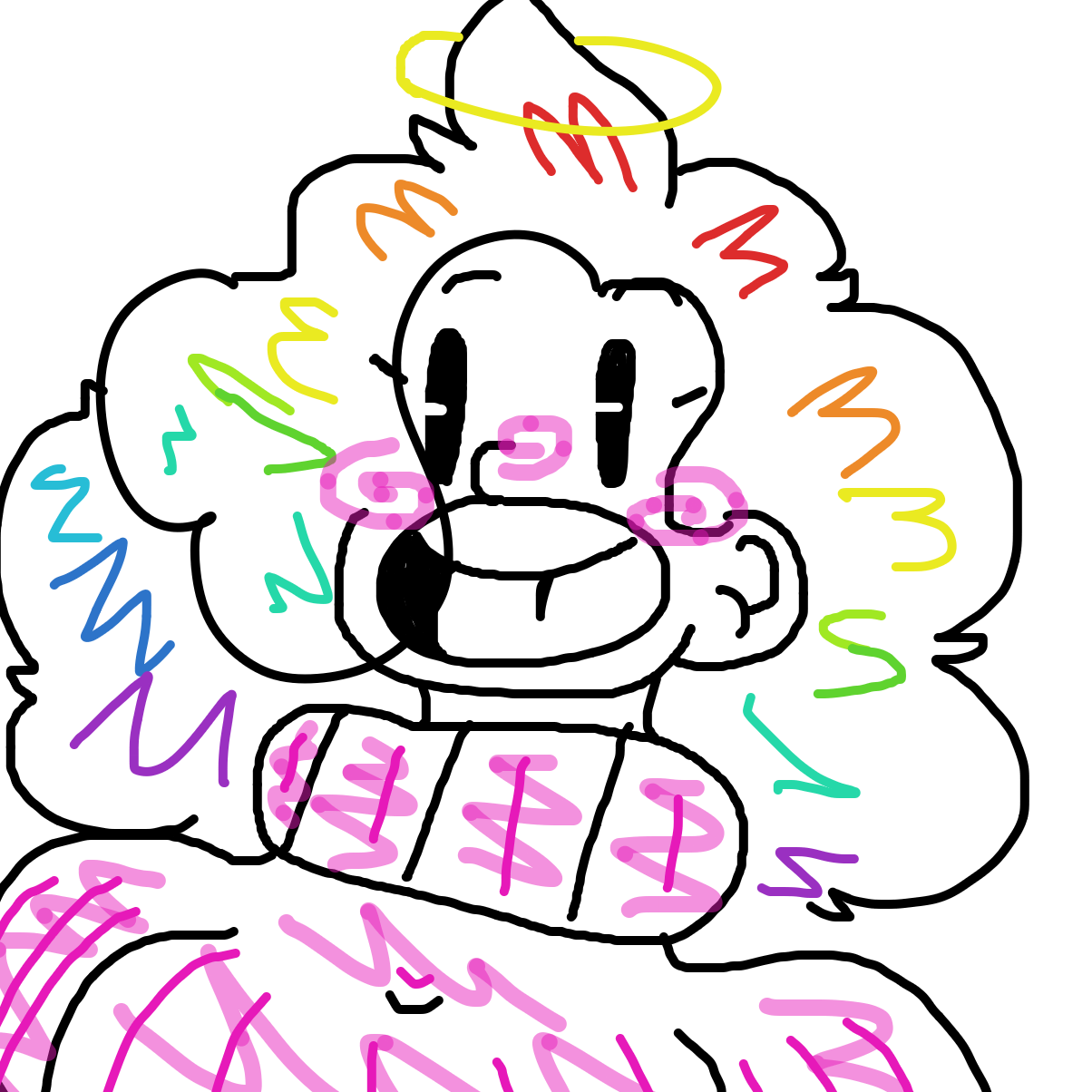 101 - Online Drawing Game Comic Strip Panel by YanaTheDankest