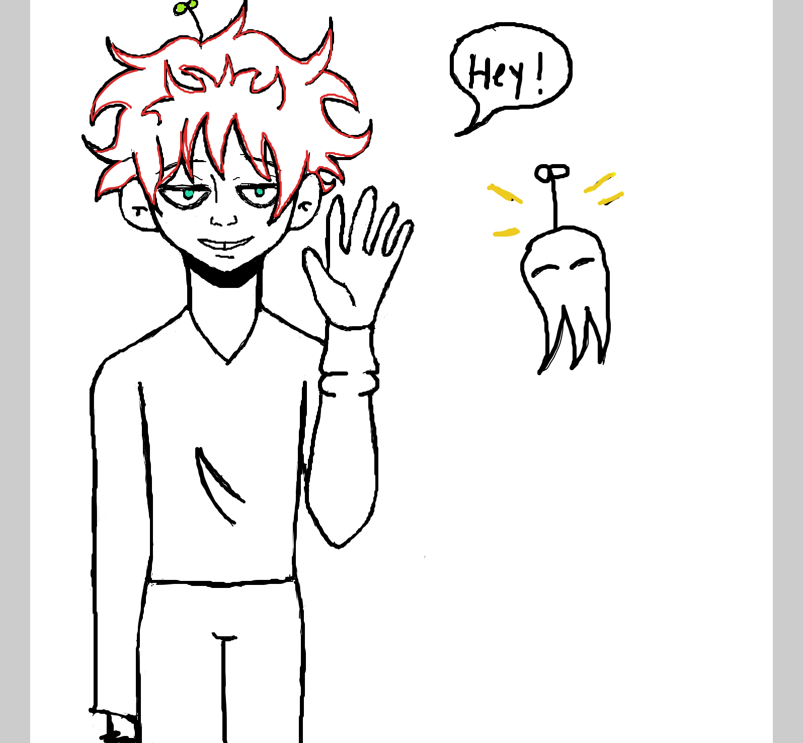 Intro. - Online Drawing Game Comic Strip Panel by xx.jas.xx