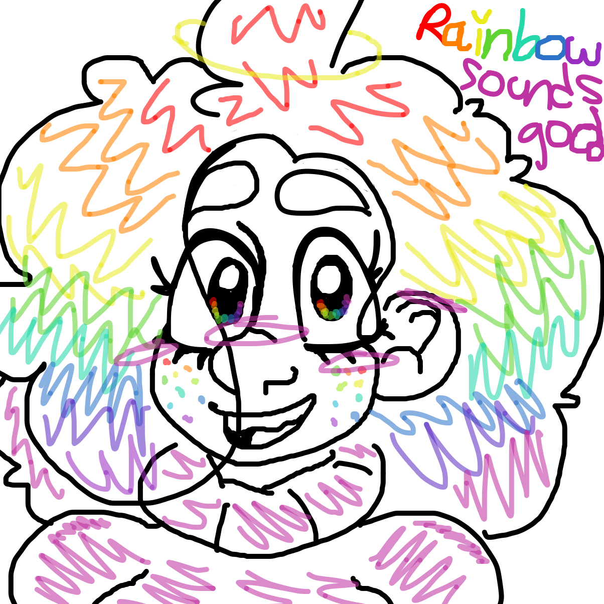 🌈Rainbow sounds good!🌈 - Online Drawing Game Comic Strip Panel by YanaTheDankest