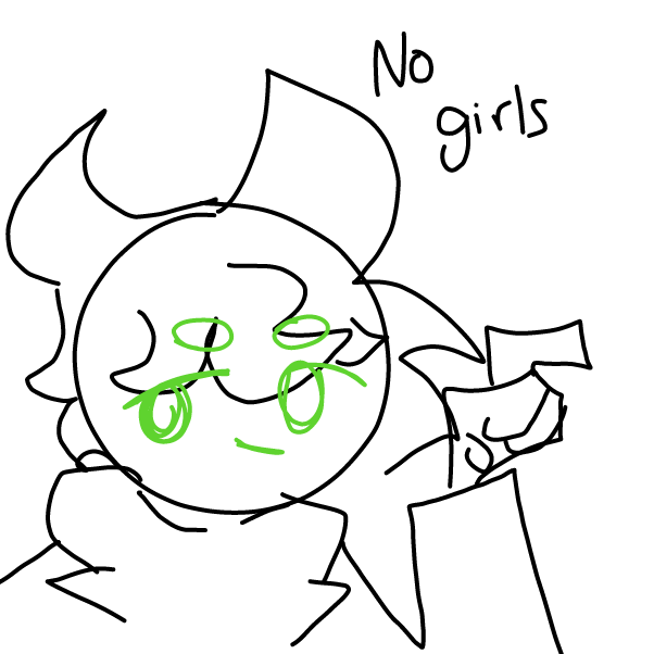 no girls. girls gotta die *SPSHSHS* - Online Drawing Game Comic Strip Panel by MovedAccounts