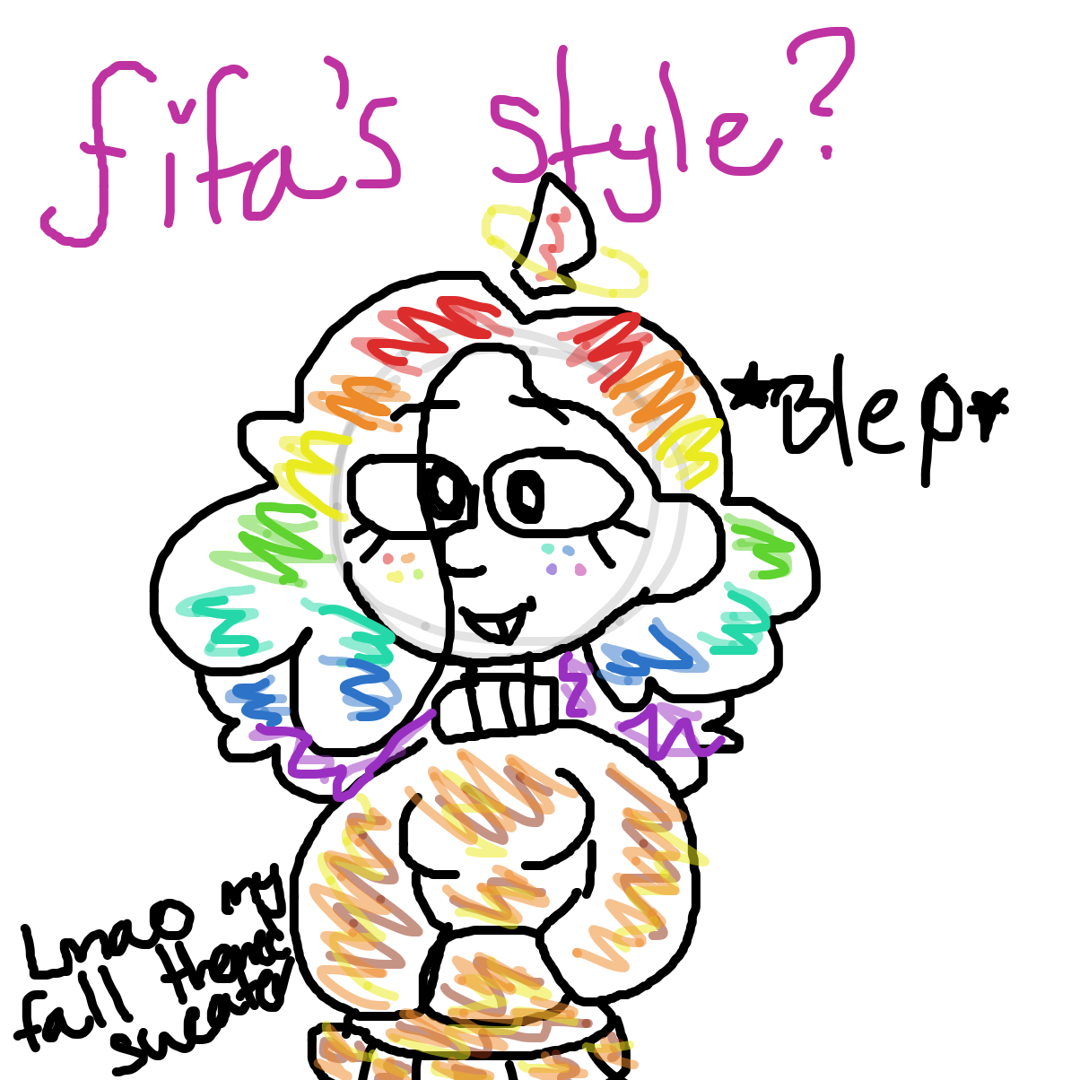 FifaSam’s art style? Lmao I tried - Online Drawing Game Comic Strip Panel by YanaTheDankest