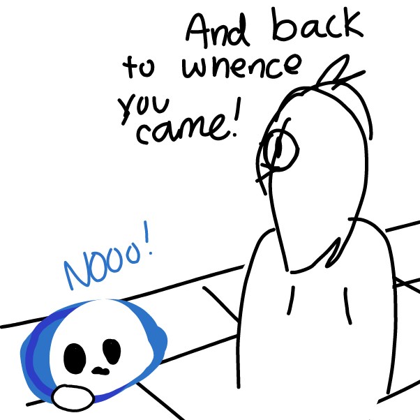 bye - Online Drawing Game Comic Strip Panel by MovedAccounts