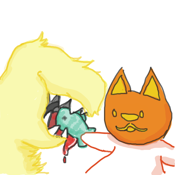 Drawing in All the cats by Mojomos