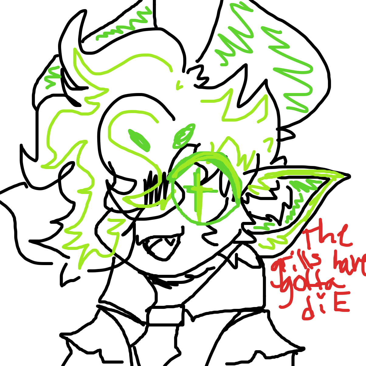 The GRILLS HAVE GOTTA DIE 🔥 - Online Drawing Game Comic Strip Panel by YanaTheDankest