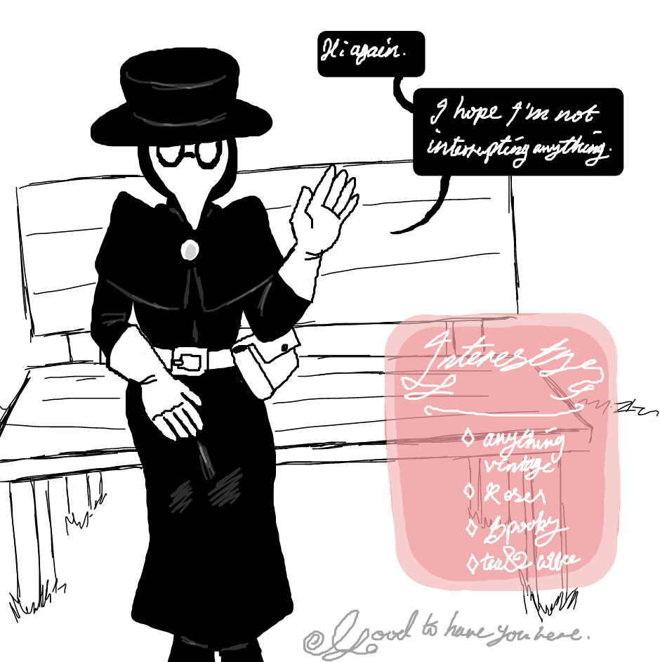 Drawing in introduction by ⚰