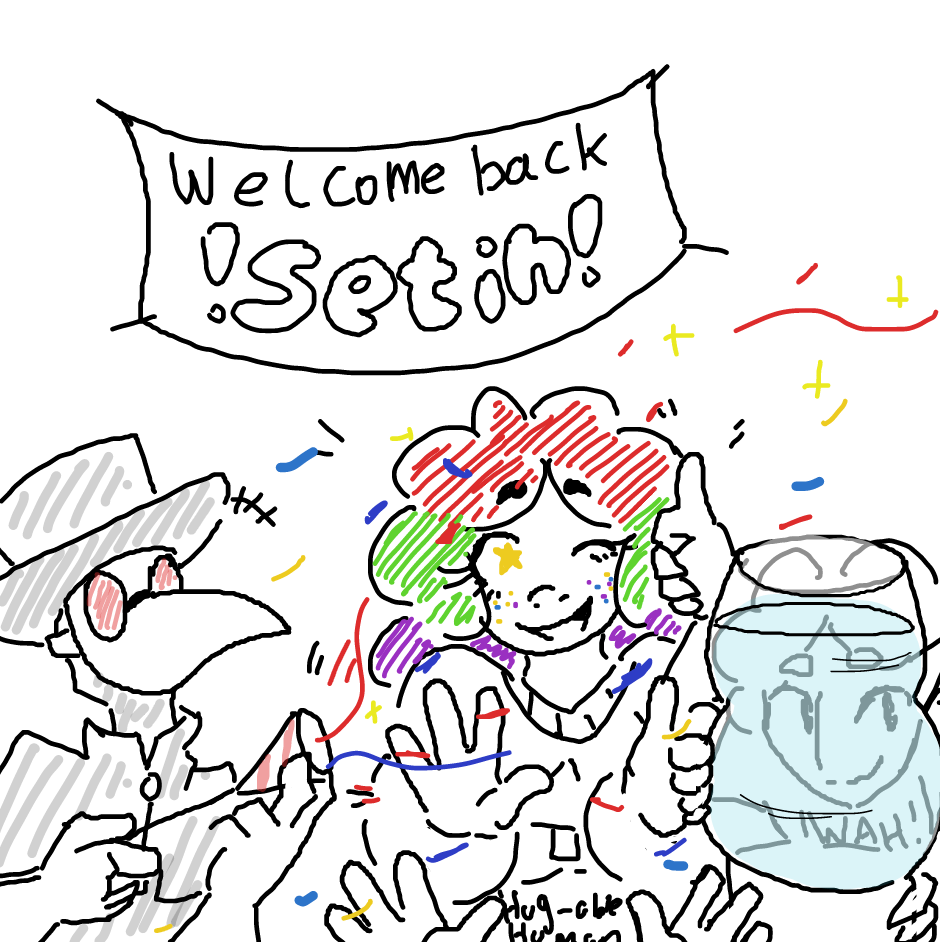 Drawing in 🦌WELCOME BACK SETIN!🦌 by ⚰