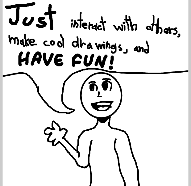 Drawing in A title? for me? by LizardPie34