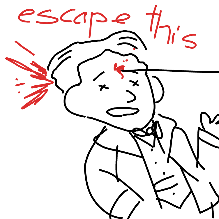 Drawing in harry houdini meets everest by pewpew