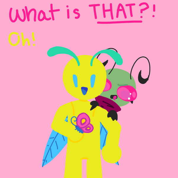 Drawing in A BUG? ❤️ by Elle